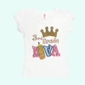 3rd grade shirt | Girls 3rd Grade School Shirt  |  Girls shirts | Girls School shirt | Girls clothes