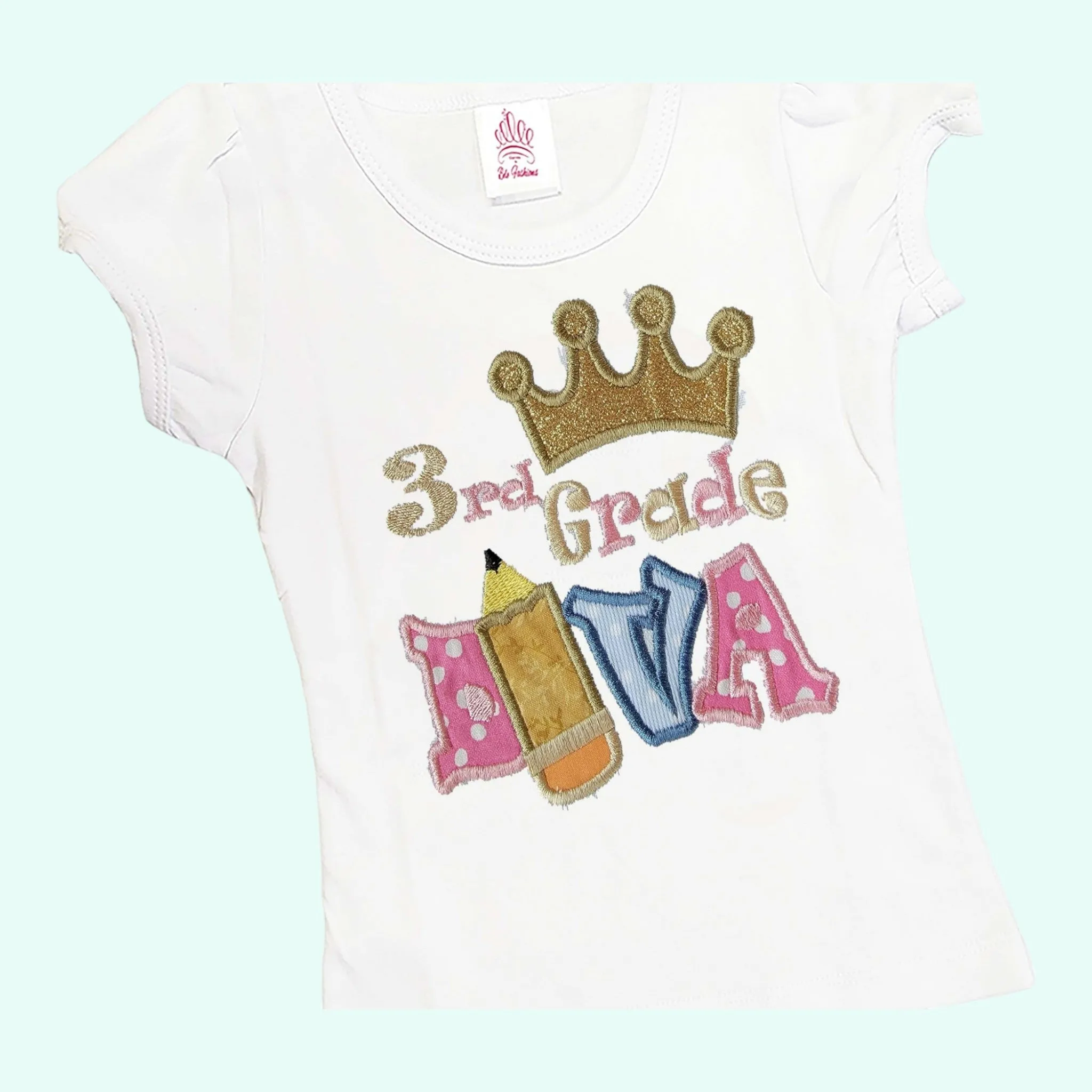 3rd grade shirt | Girls 3rd Grade School Shirt  |  Girls shirts | Girls School shirt | Girls clothes