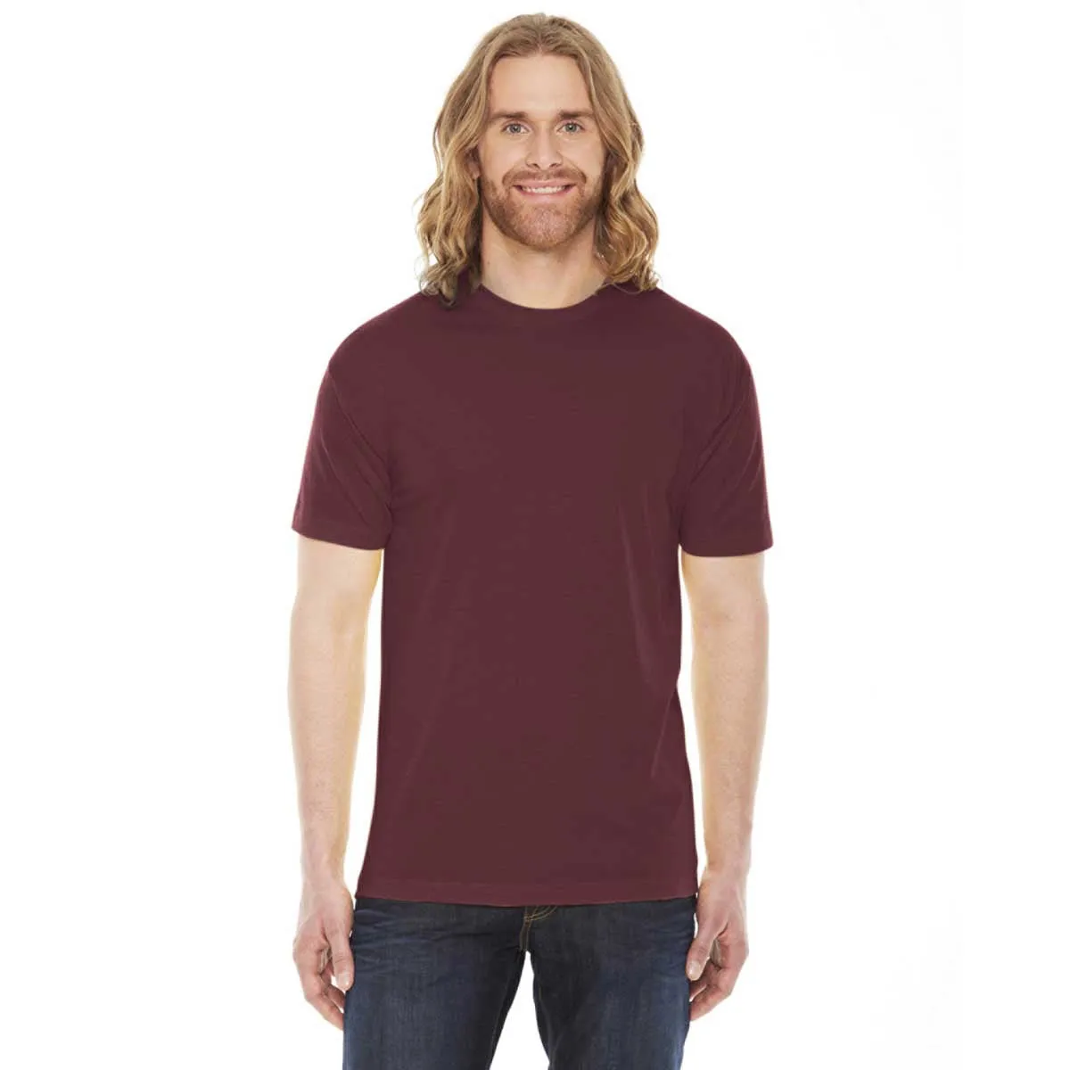 American Apparel Unisex Truffle 50/50 Short Sleeve Tee