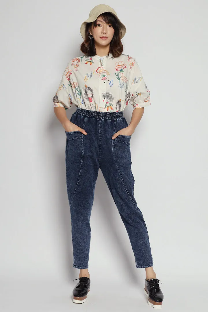 Backorders Tove Jeans in Faded Blue