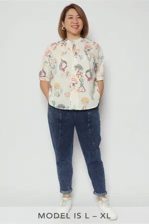 Backorders Tove Jeans in Faded Blue