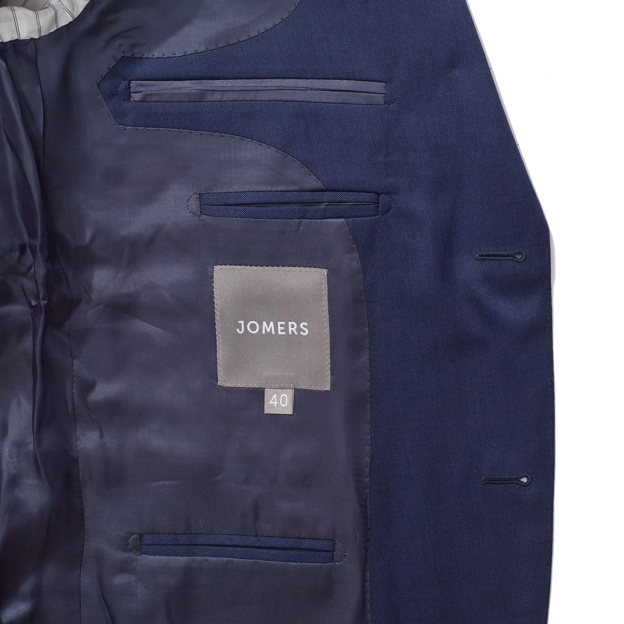 Beacon - Blue Sharkskin Italian Wool Suit