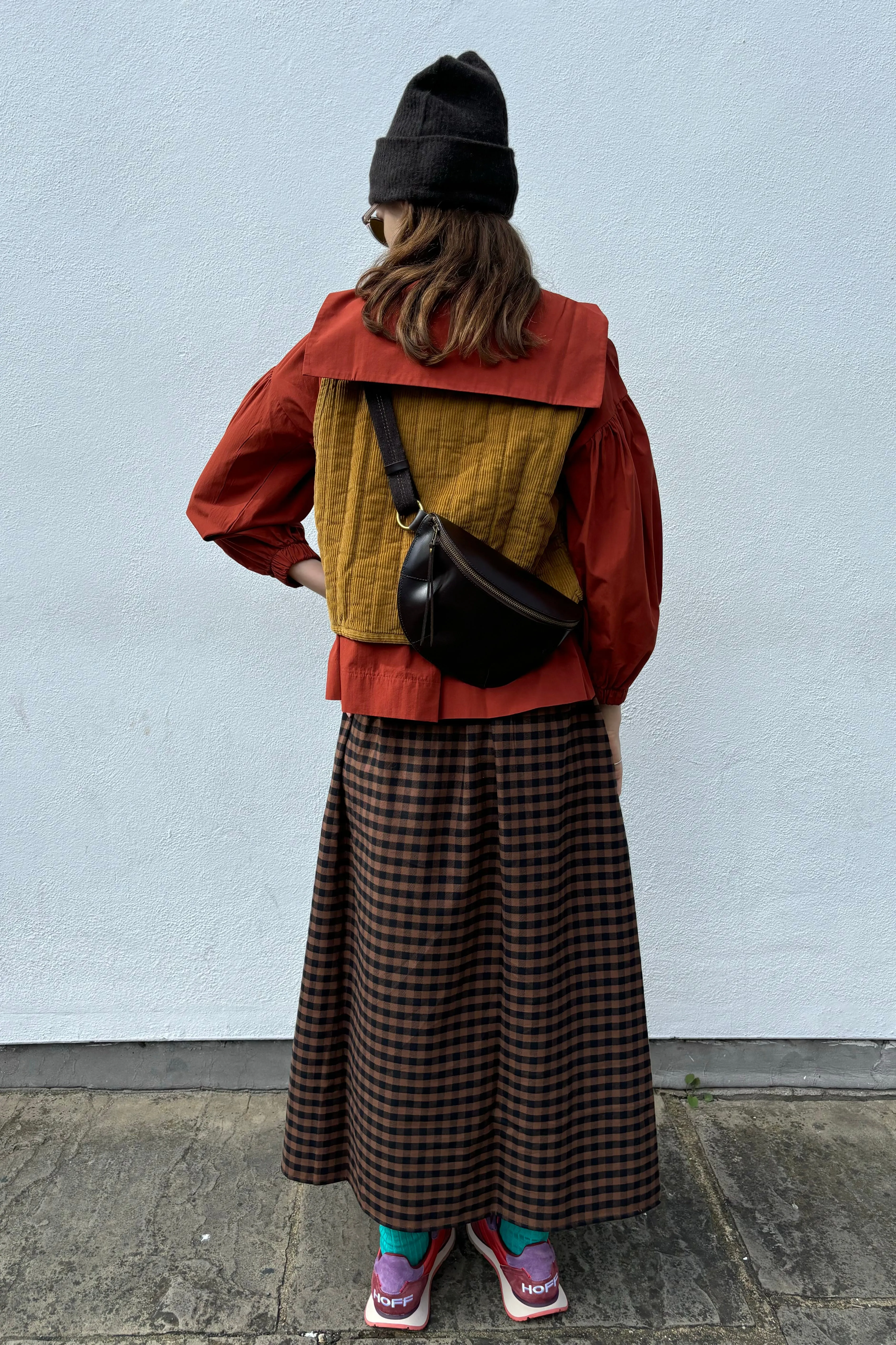 Beaumont Organic Evergreen Ochre Cord Gilet