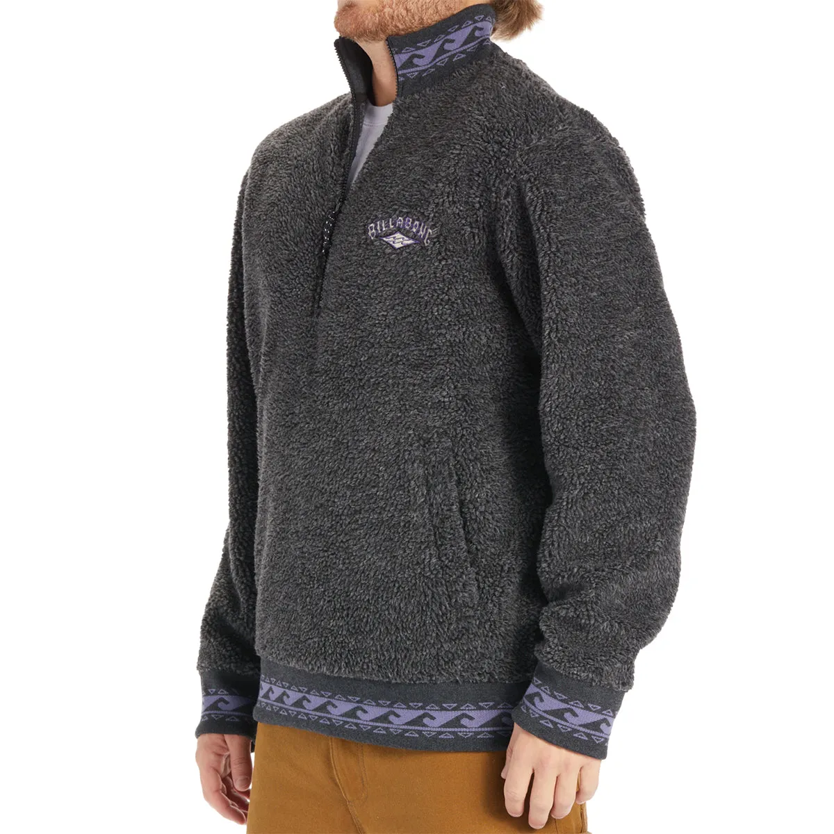 Billabong Boundary Bunyip Half-Zip Mock-Neck Sweatshirt