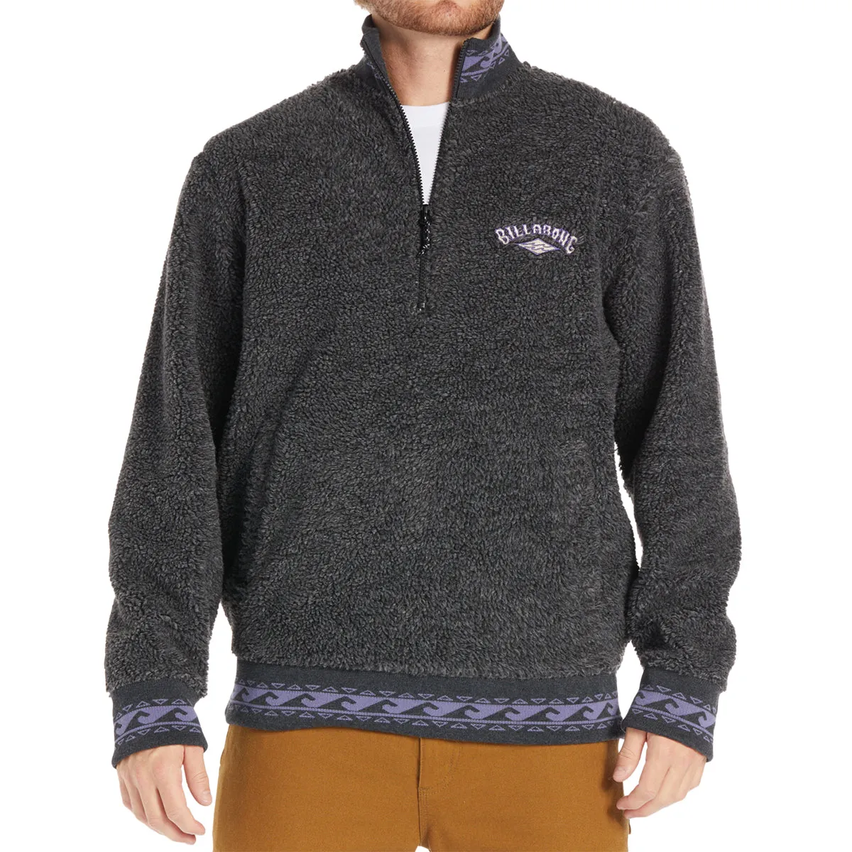 Billabong Boundary Bunyip Half-Zip Mock-Neck Sweatshirt