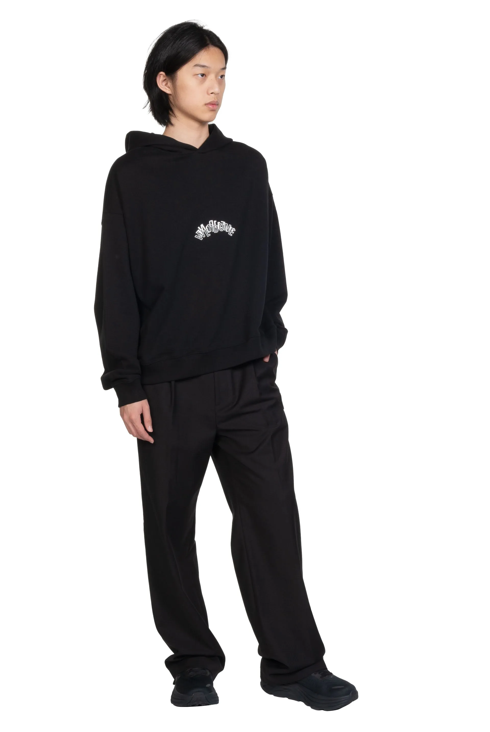 Black WD Logo trousers