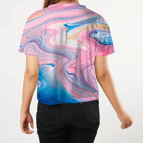BLESSED Women Crop Top