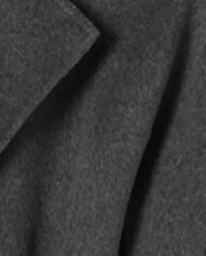 DOUBLE FACED SCARF - CHARCOAL