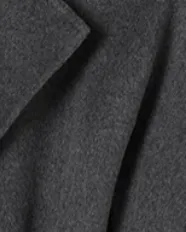 DOUBLE FACED SCARF - CHARCOAL