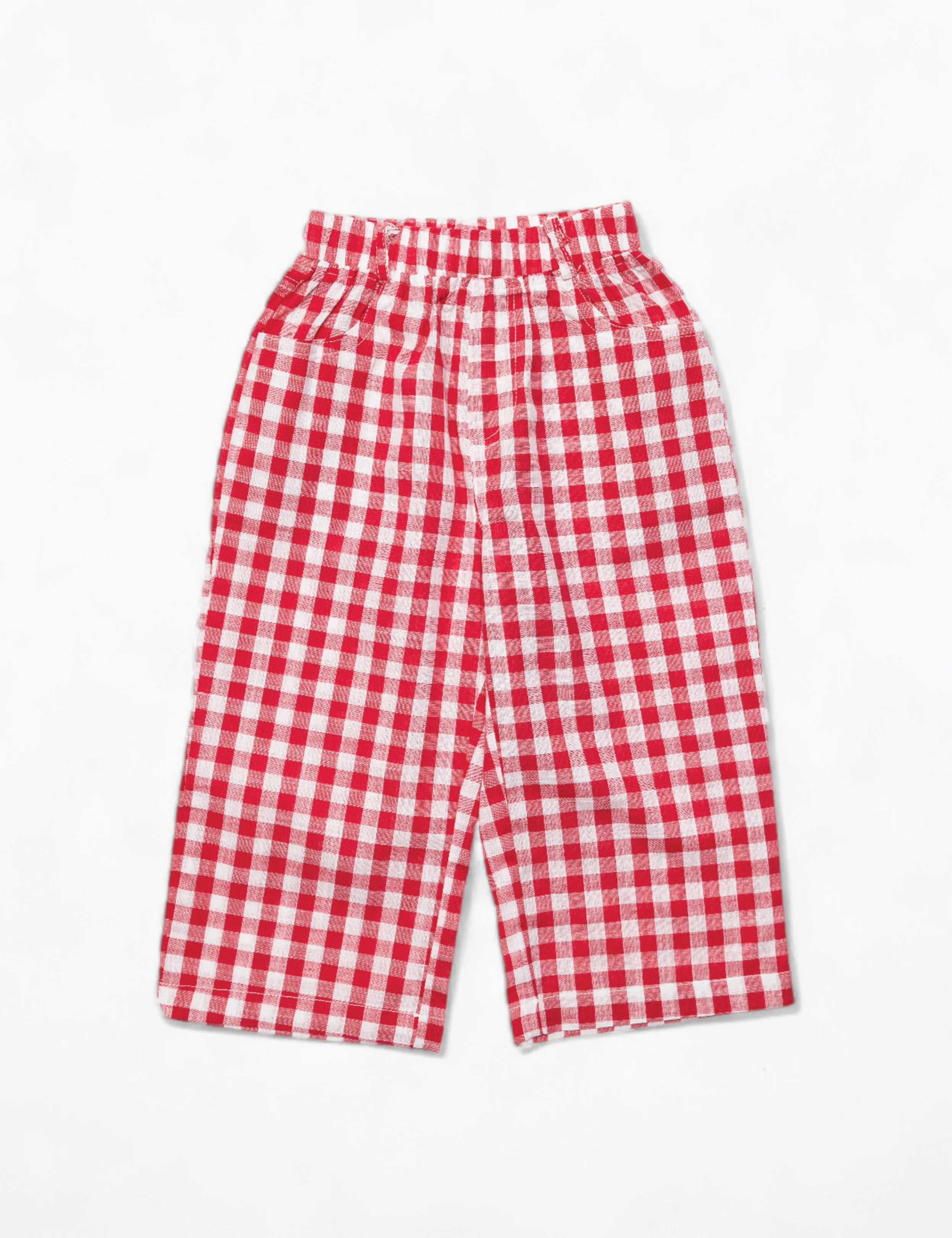 Favorite Pants in Red Check
