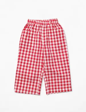 Favorite Pants in Red Check