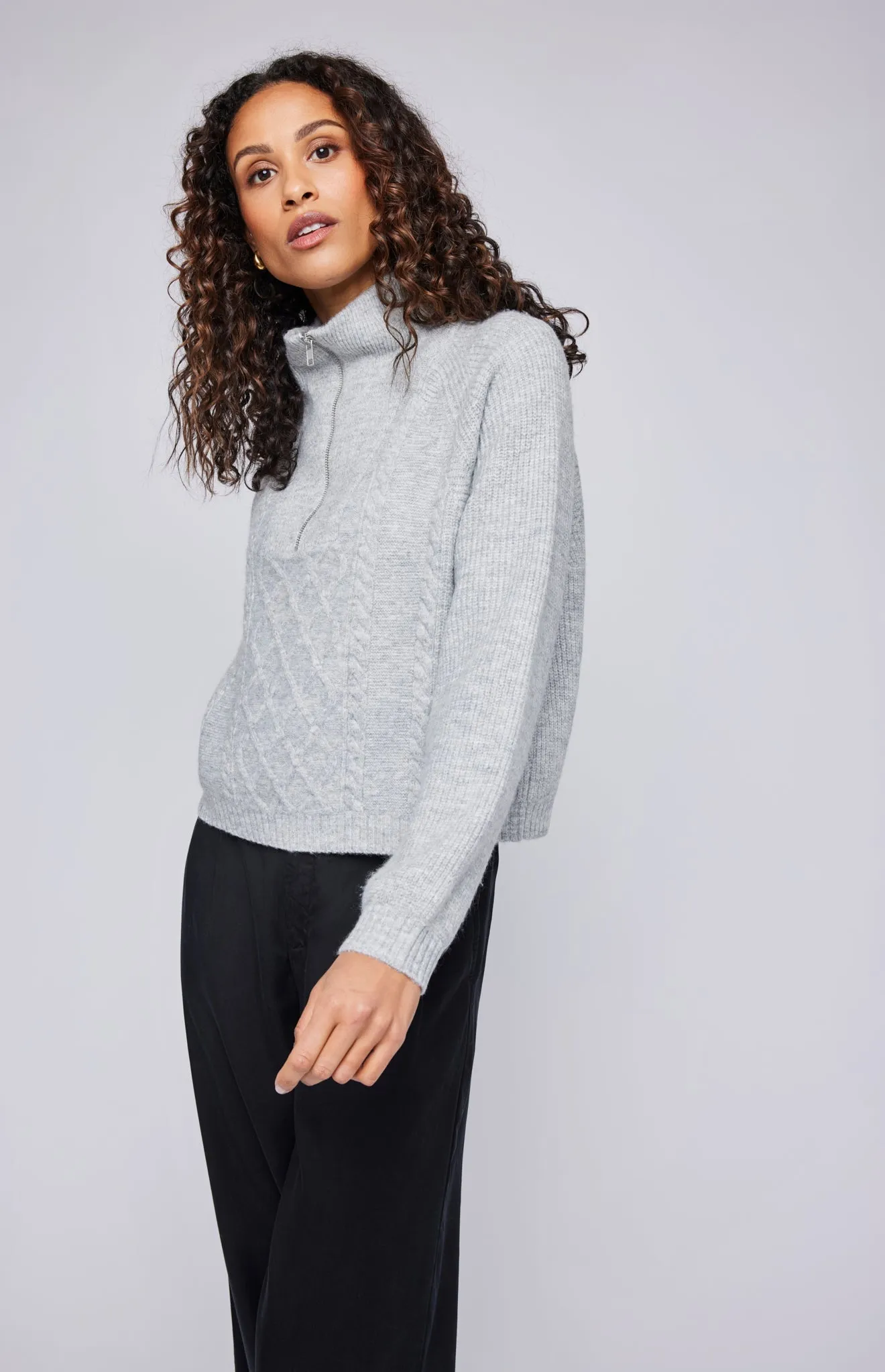 Georgie Half-Zip Pullover Sweater