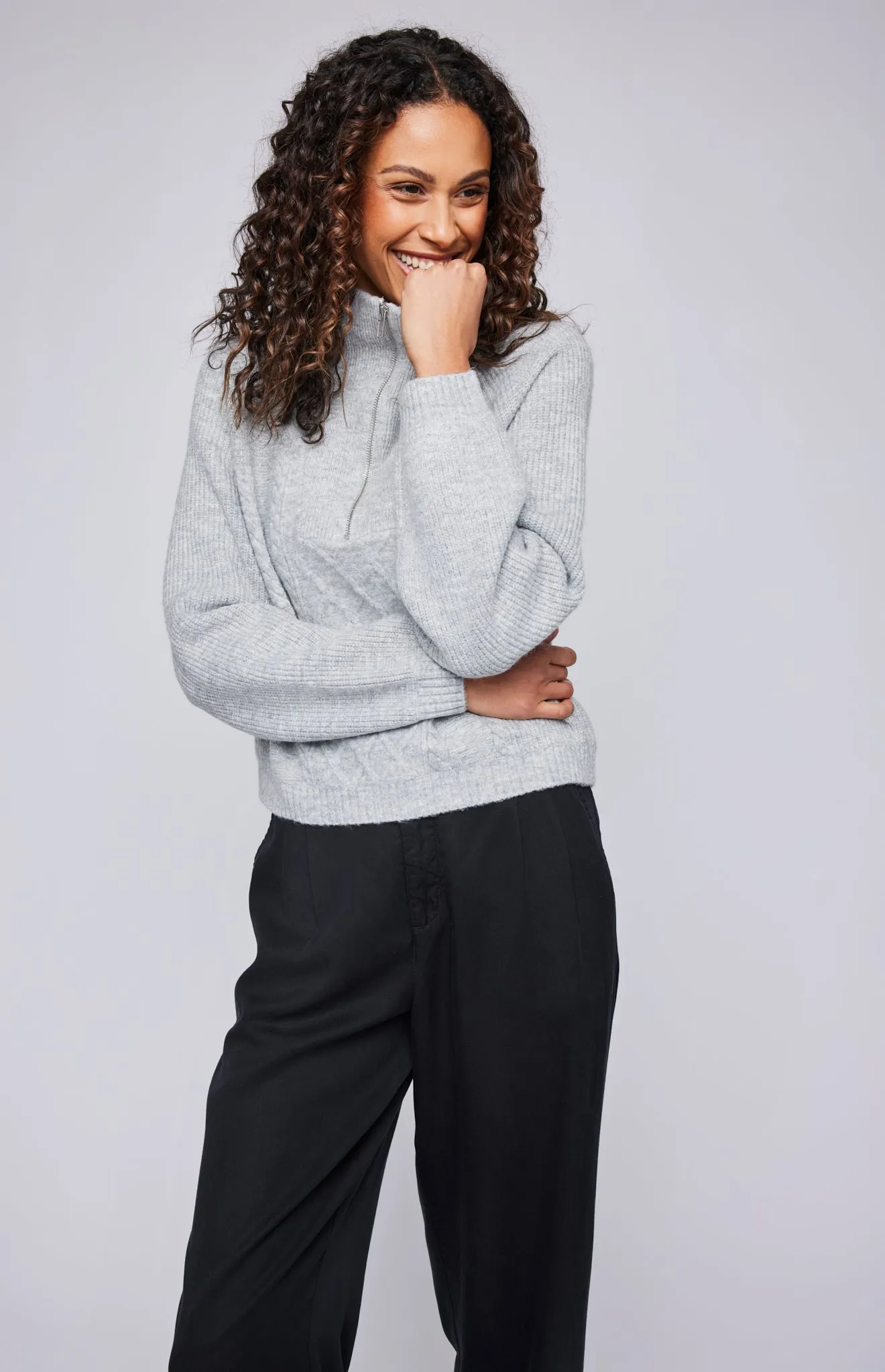 Georgie Half-Zip Pullover Sweater
