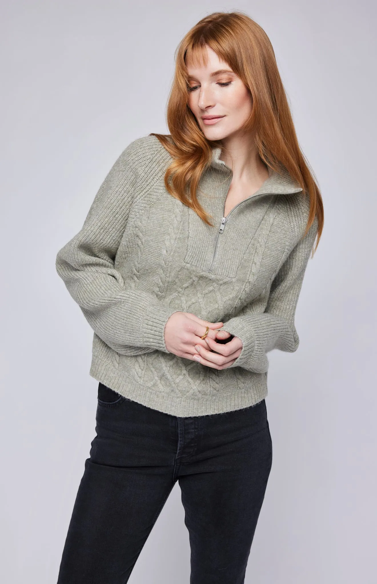 Georgie Half-Zip Pullover Sweater