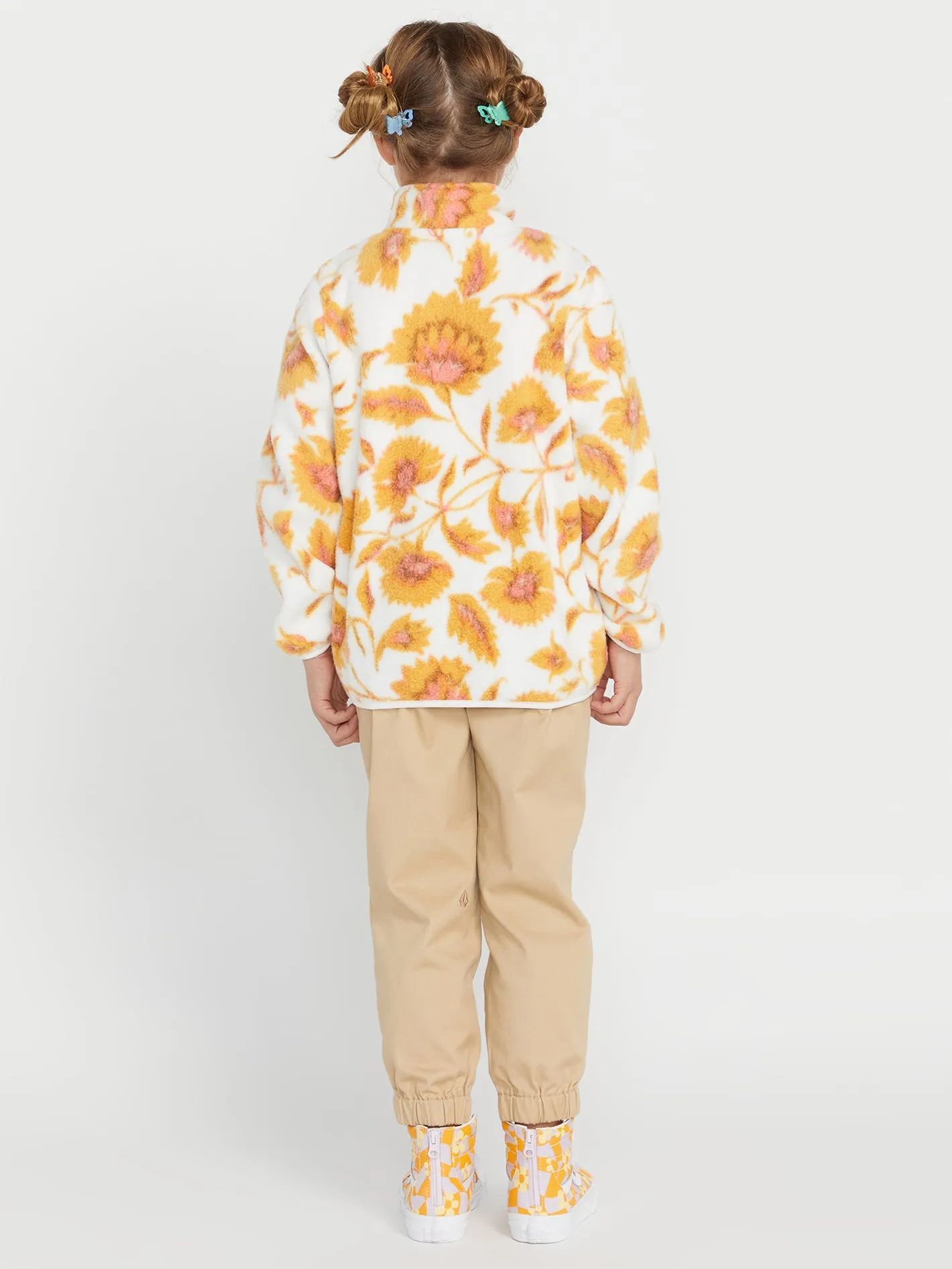 Girls Pheelin It Mock Neck Sweatshirt - Dijon