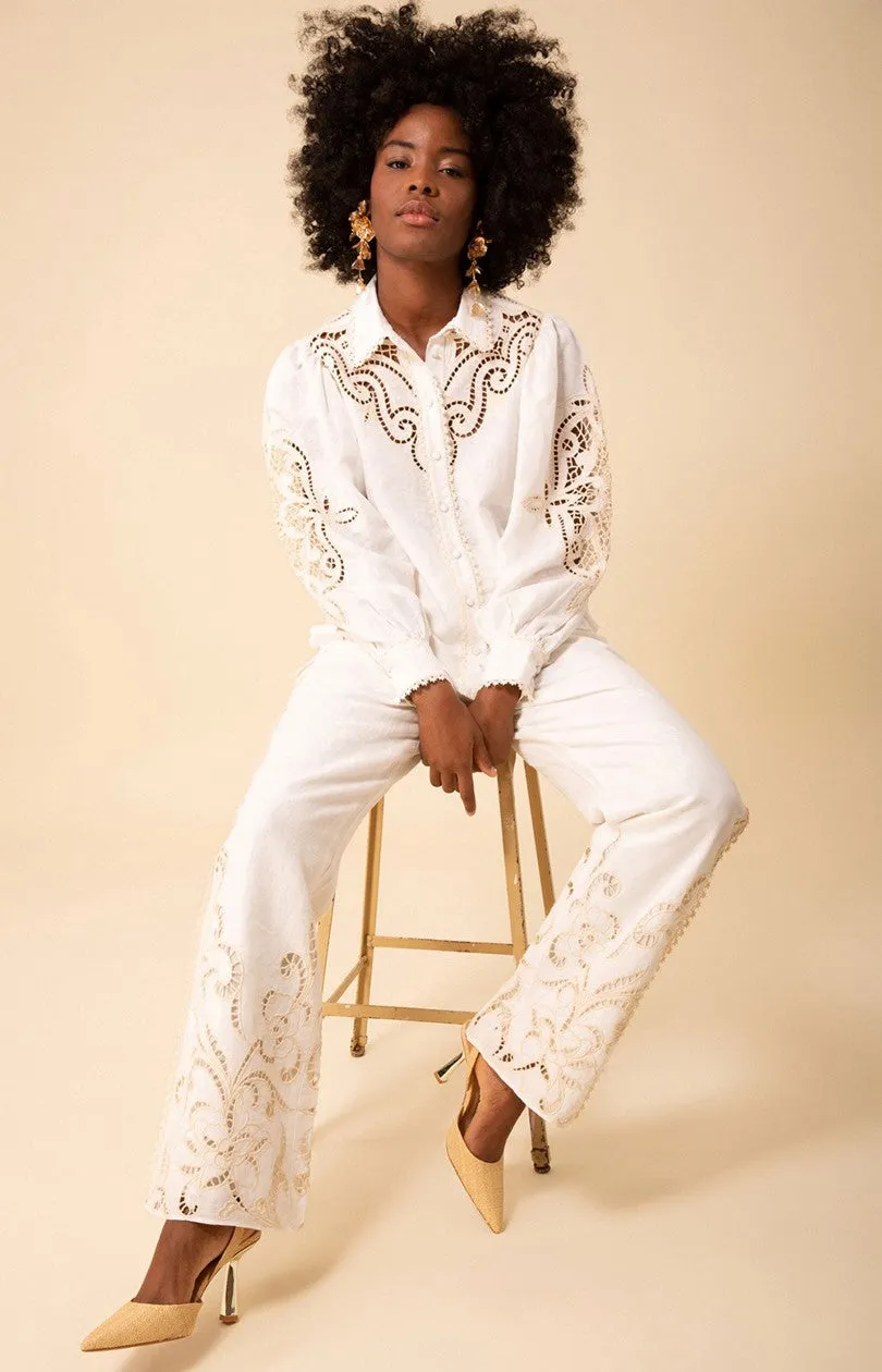 Hale Bob Amy Linen Pant