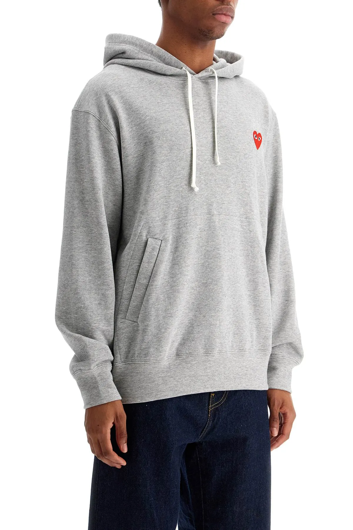 Heart Logo Cotton Hoodie