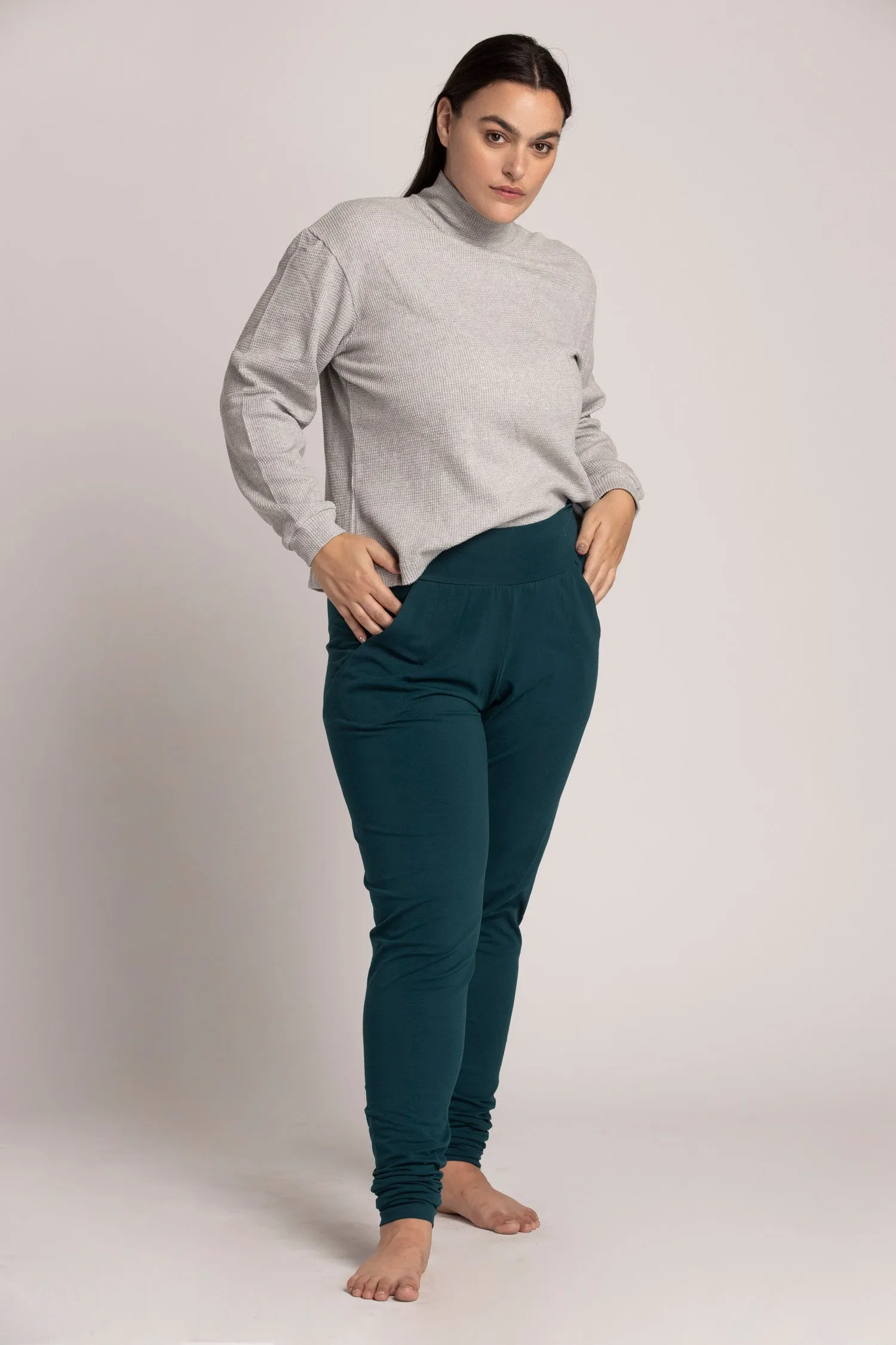 I'mPerfect Organic Cotton Extra Long Slouchy Pants 35%off