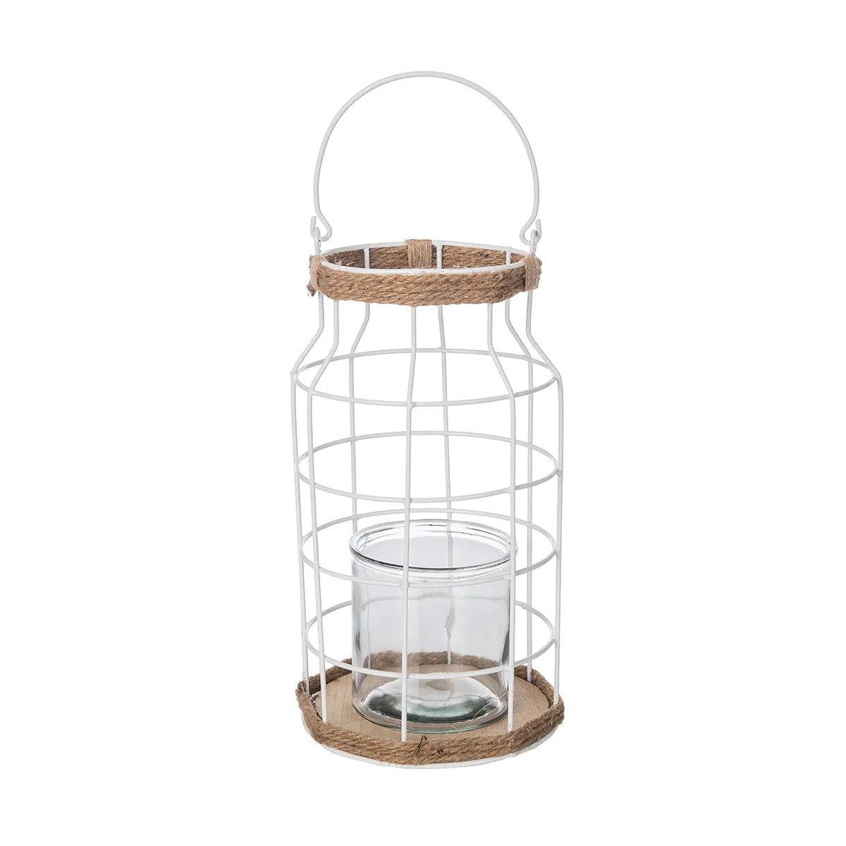 Large Whitewash Lantern