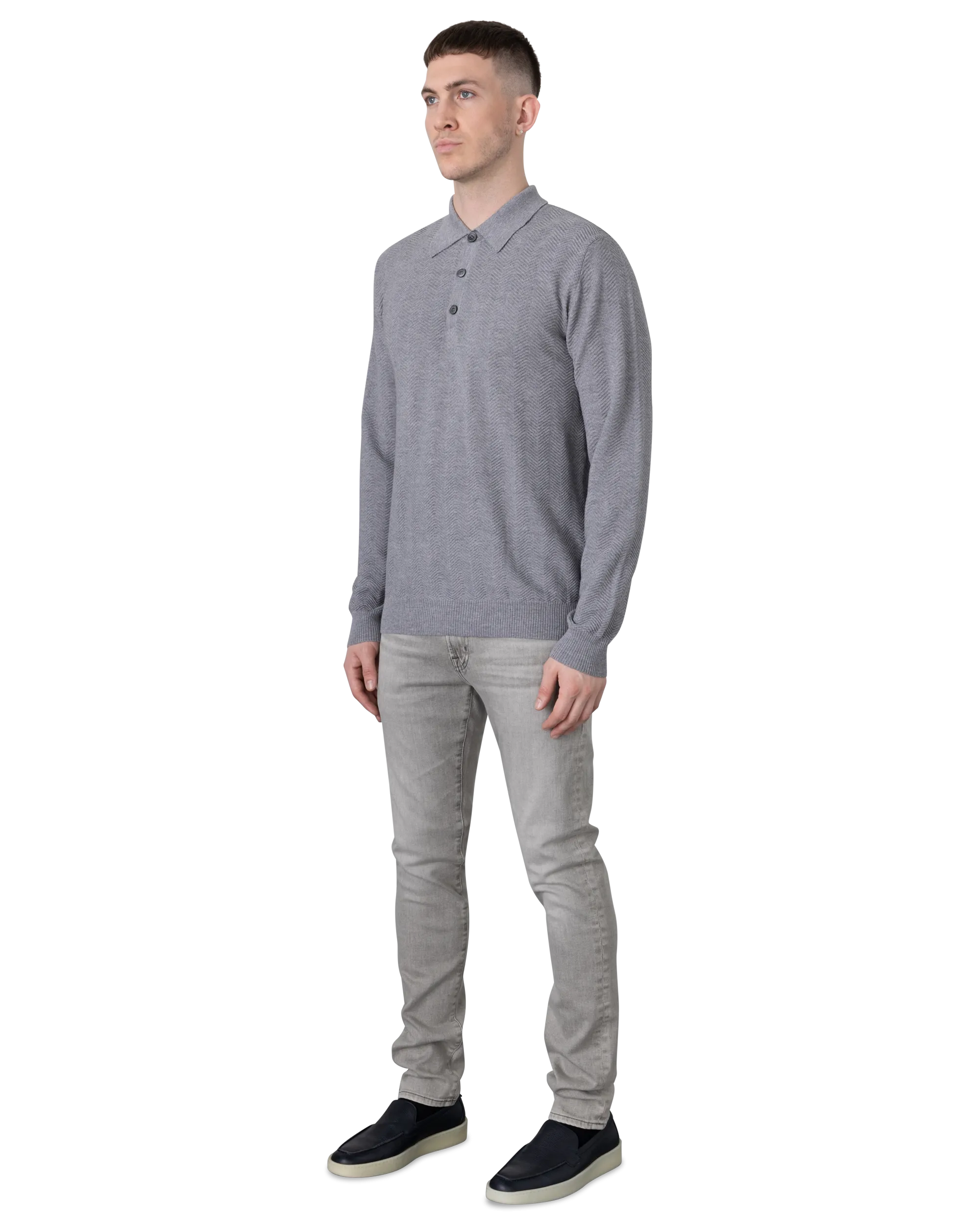 Light Gauge Structured L/S Polo