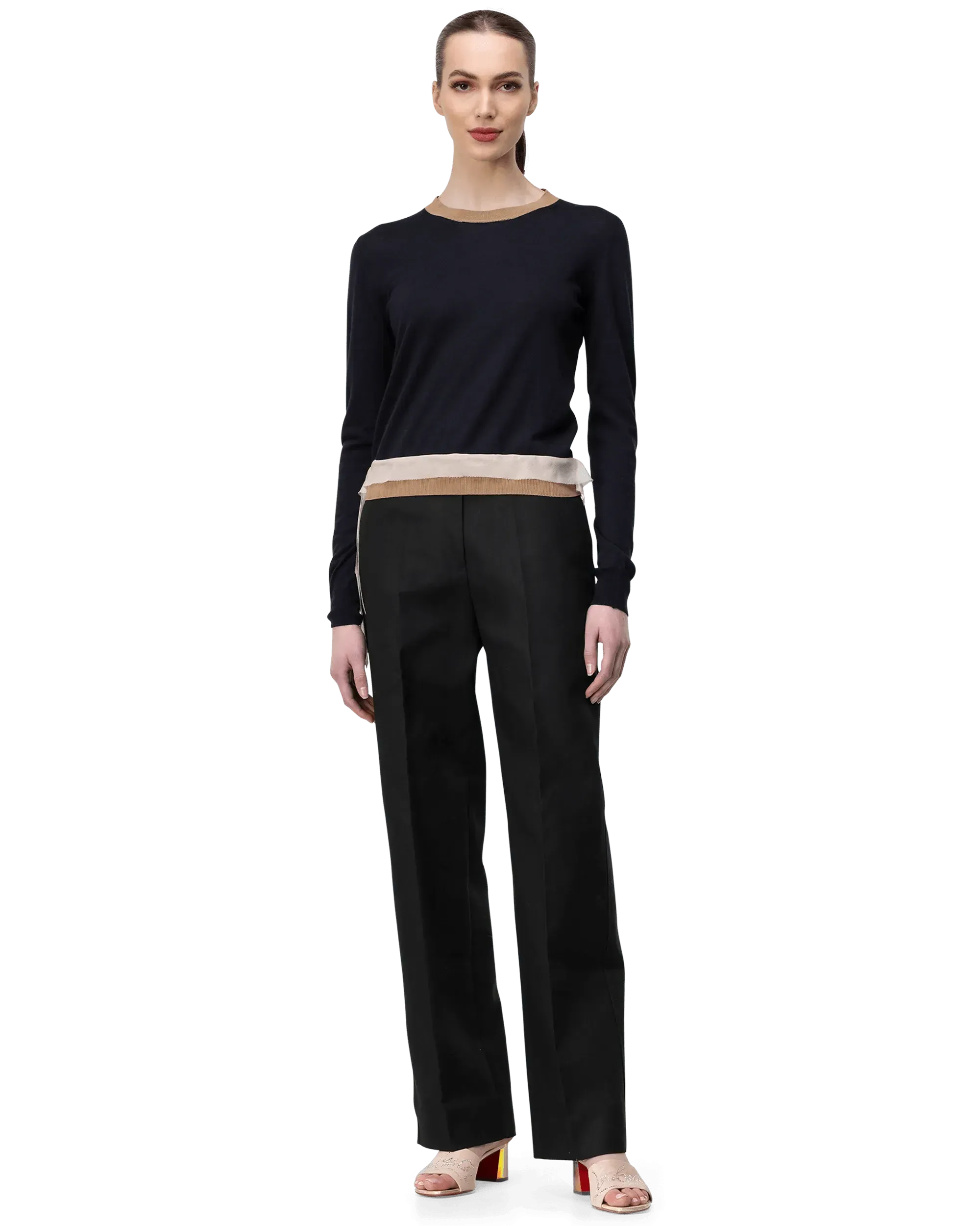 Light Wool Crewneck Sweater