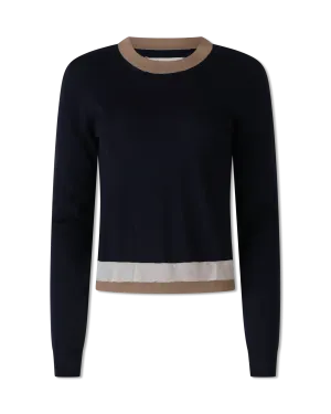 Light Wool Crewneck Sweater