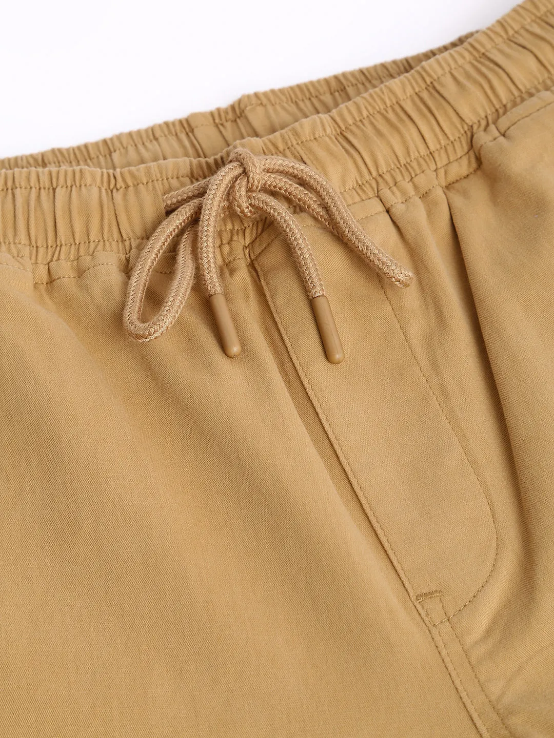 Men's Straight Fit Cotton Joggers (Dharkhaki)