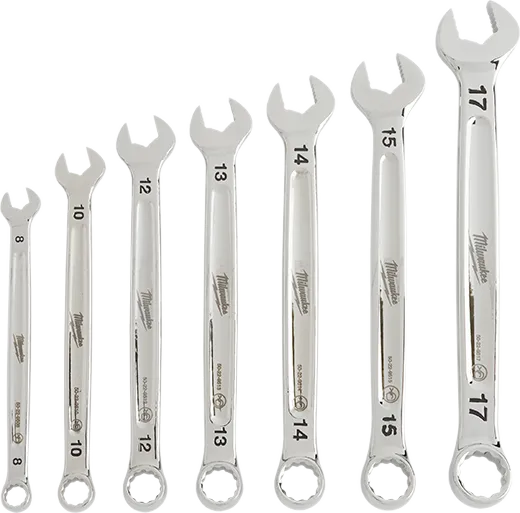 Milwaukee 7pc Combination Wrench Set - Metric