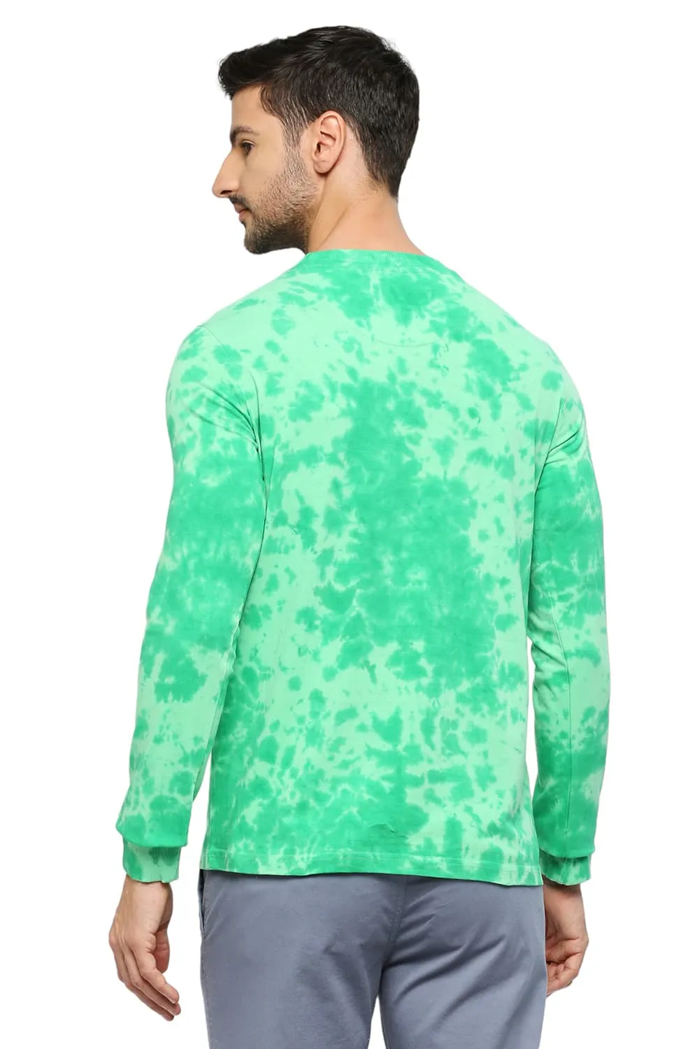 Muscle Fit Cotton Tie Dye Crew T-shirts