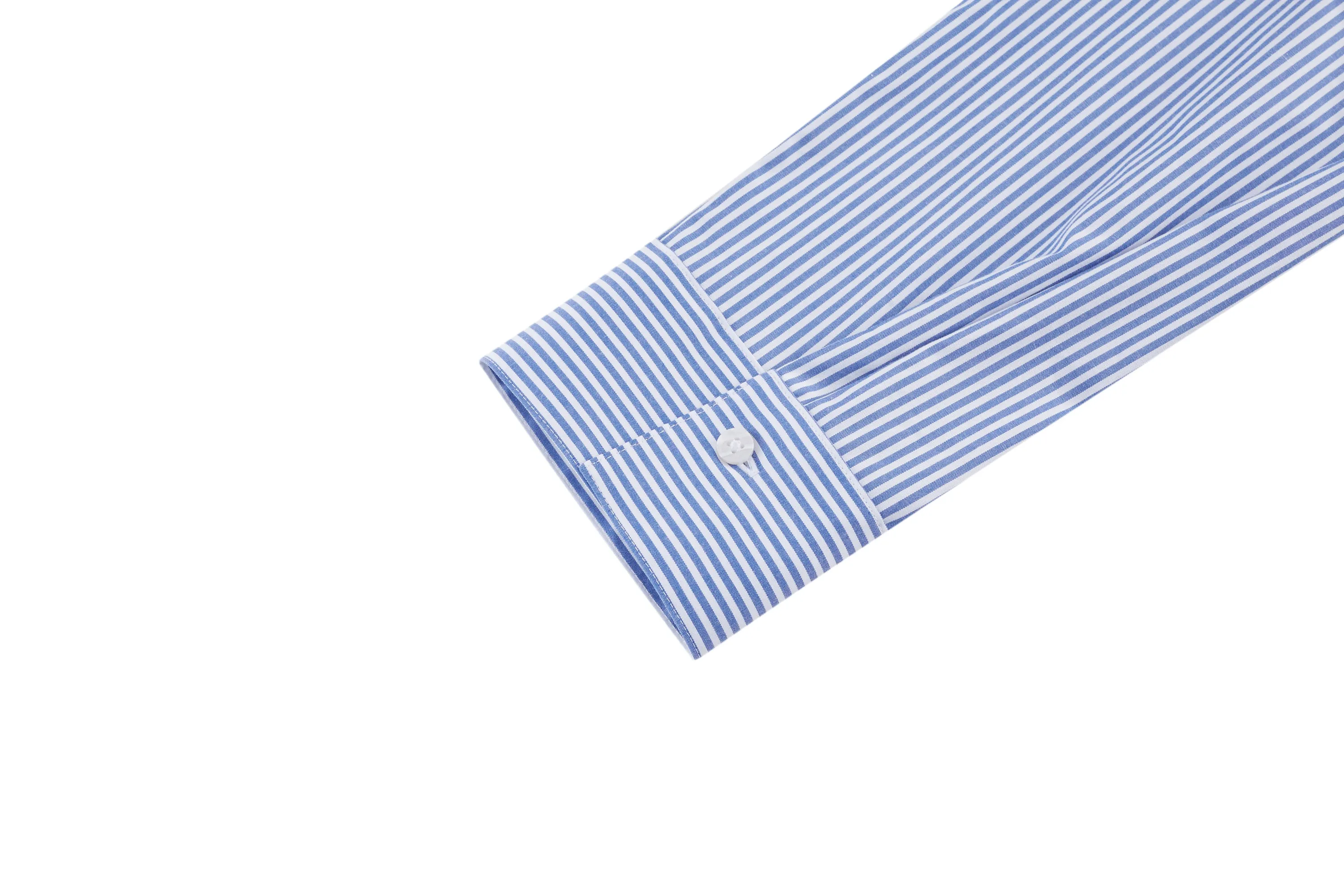 Ocean Cotton Rich Stretchable Stripe Poplin Shirt