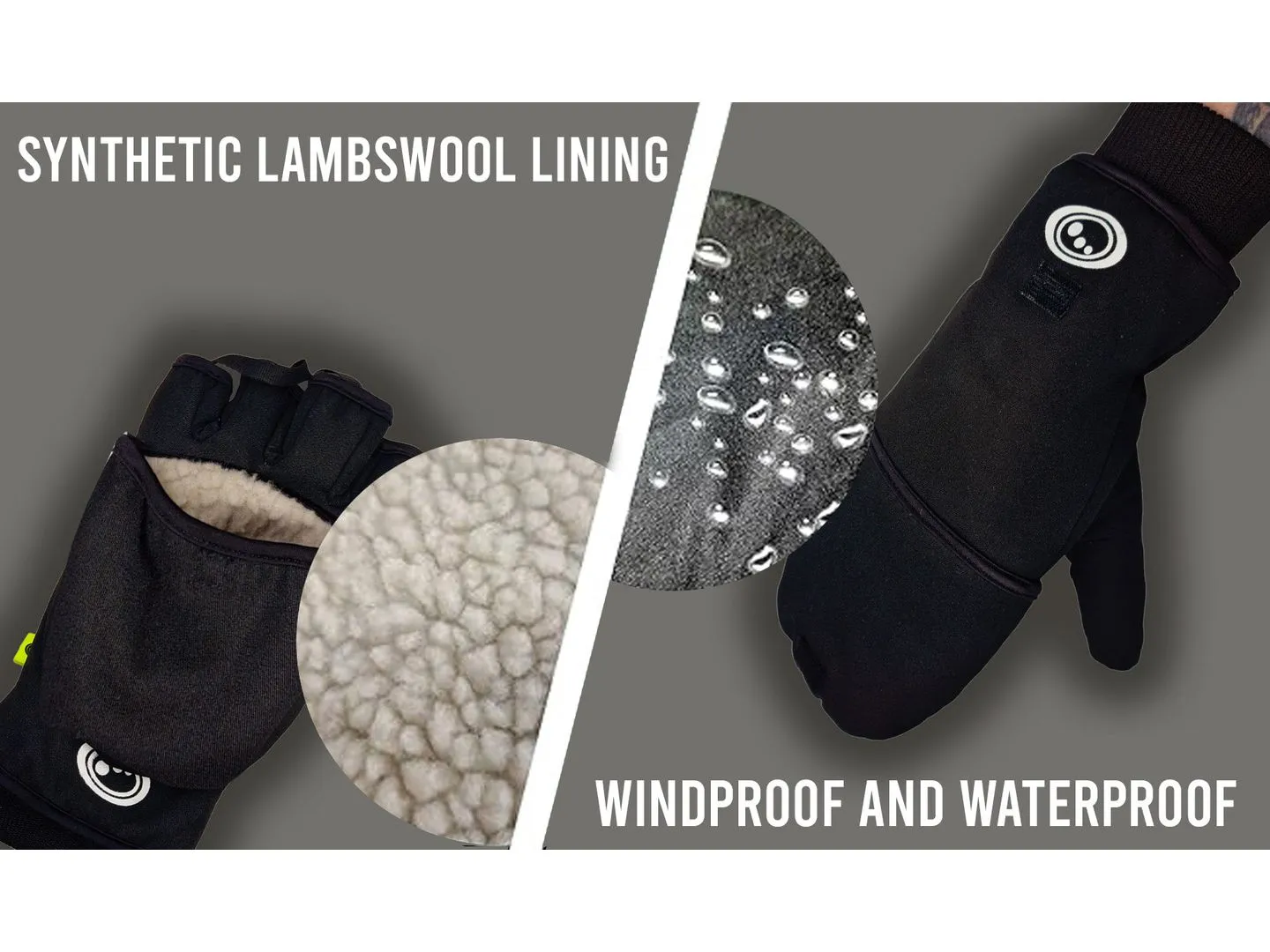Optimum  Dry Wrap Winter Gloves - Waterproof & Thermal with Touch Screen Access