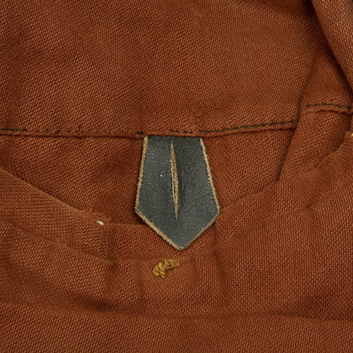 Original German WWII Luftwaffe Officer Leather Flight Jacket with Bullion Eagle