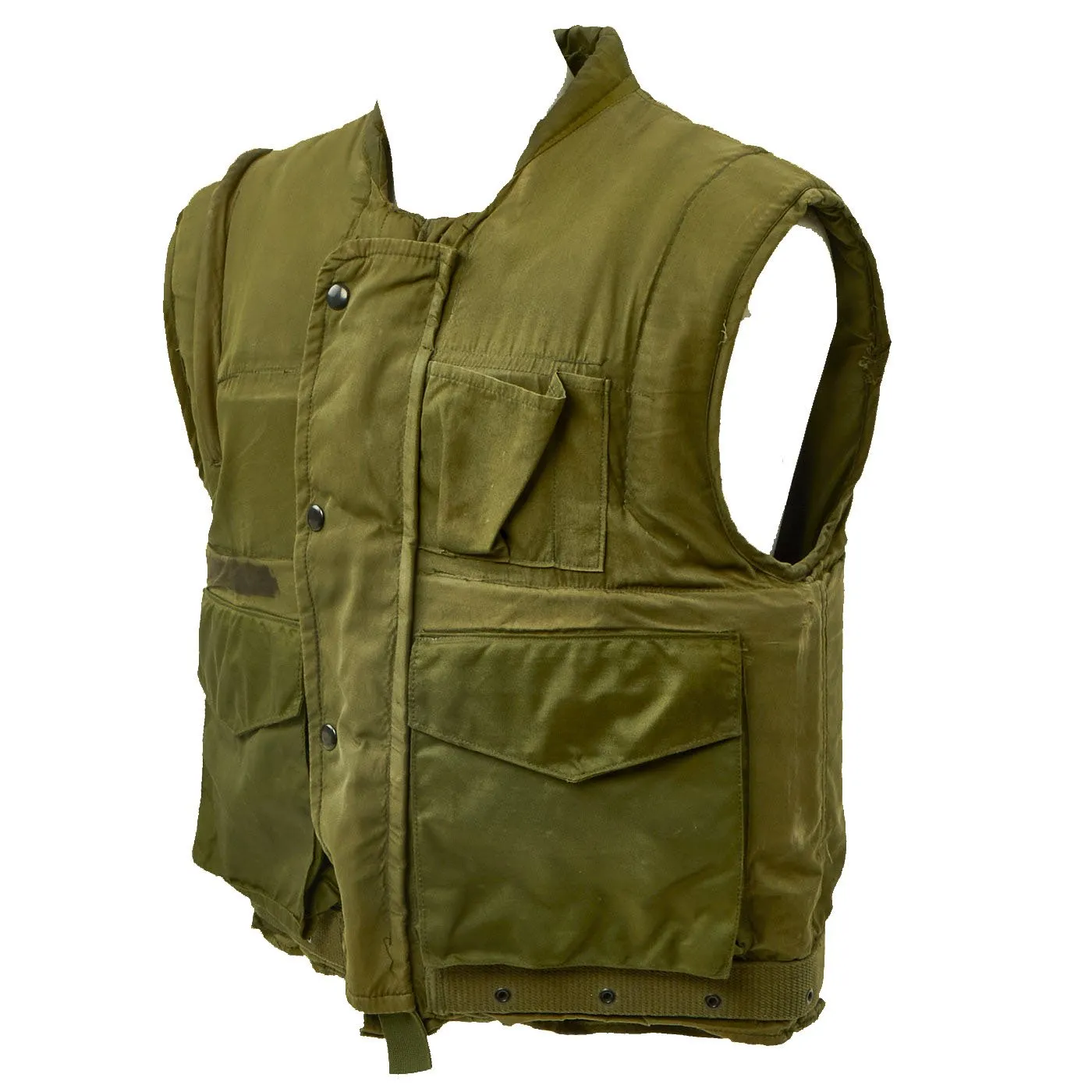 Original U.S. Vietnam War U.S.M.C. M-1955 Flak Body Armor Protective Vest - Size Medium