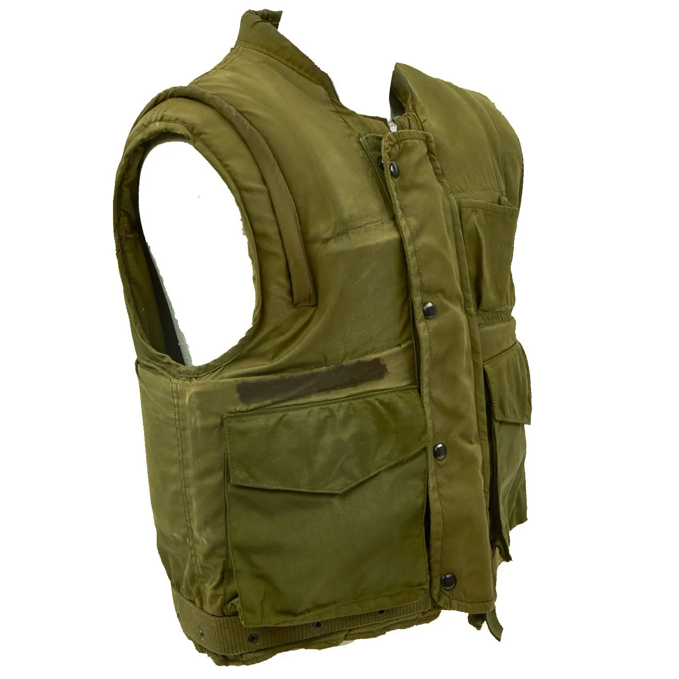 Original U.S. Vietnam War U.S.M.C. M-1955 Flak Body Armor Protective Vest - Size Medium