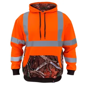 SafetyShirtz Men's SS360° Class 3 Deepwoods Hoodie_Orange
