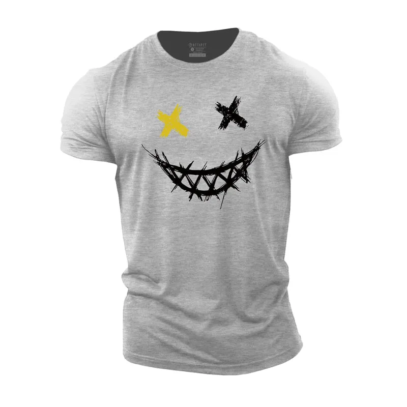 Smiley Face Cotton T-Shirt