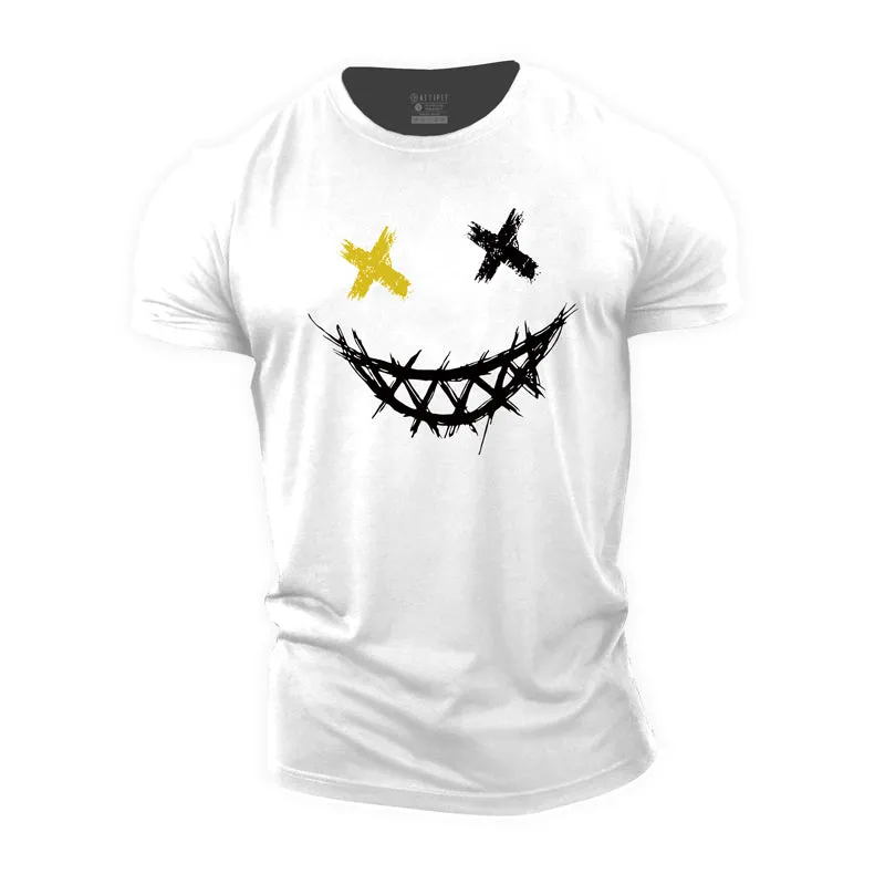 Smiley Face Cotton T-Shirt