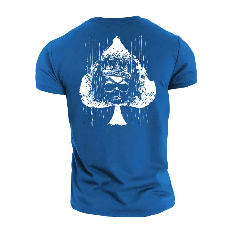 Spades Skull Cotton T-Shirt