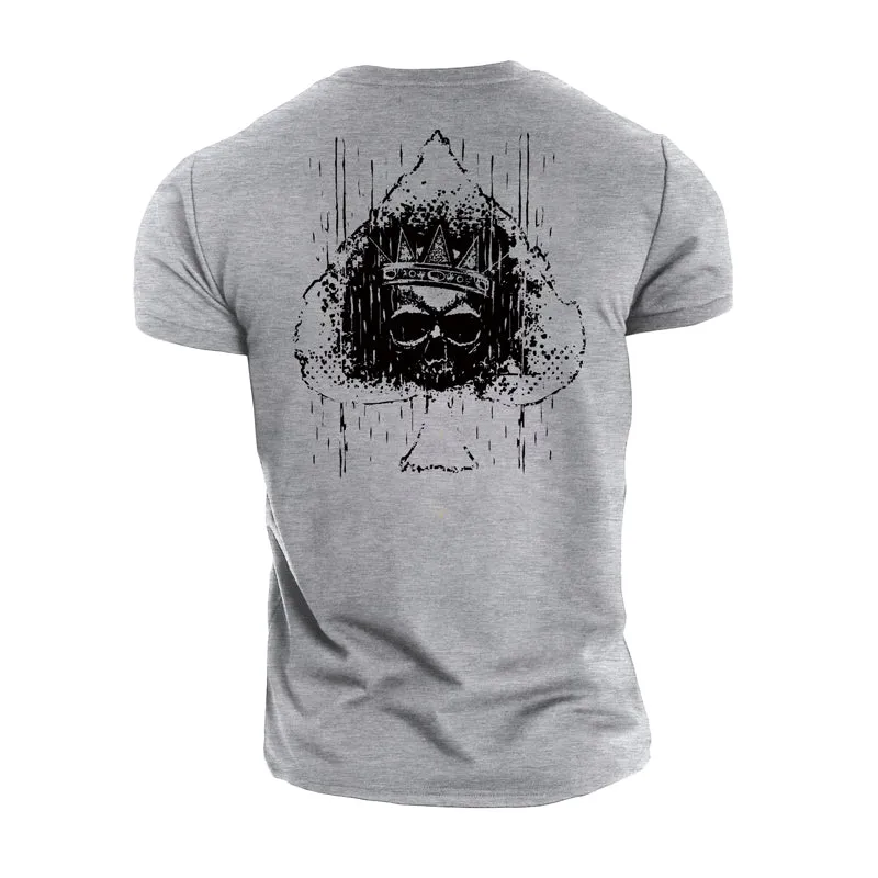 Spades Skull Cotton T-Shirt