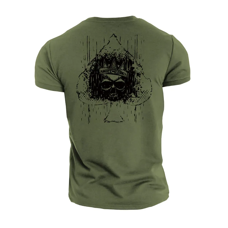 Spades Skull Cotton T-Shirt