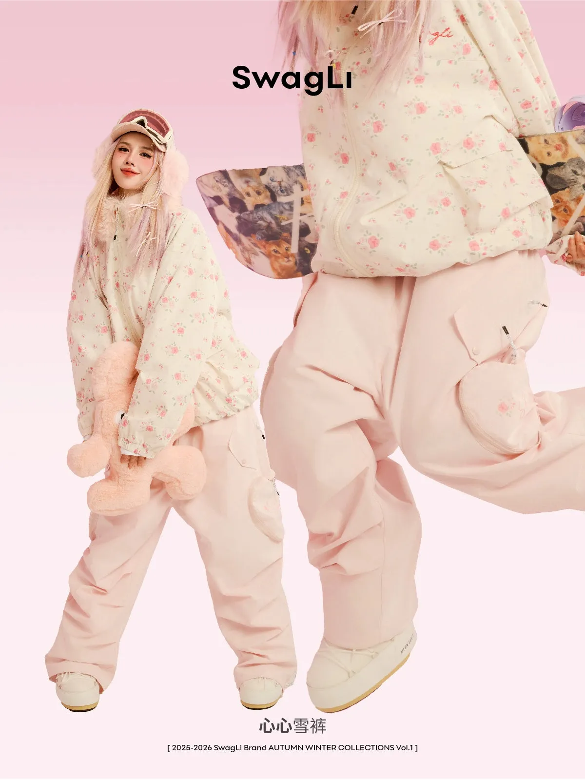 Swagli Heart Pocket Snowboarding Pants