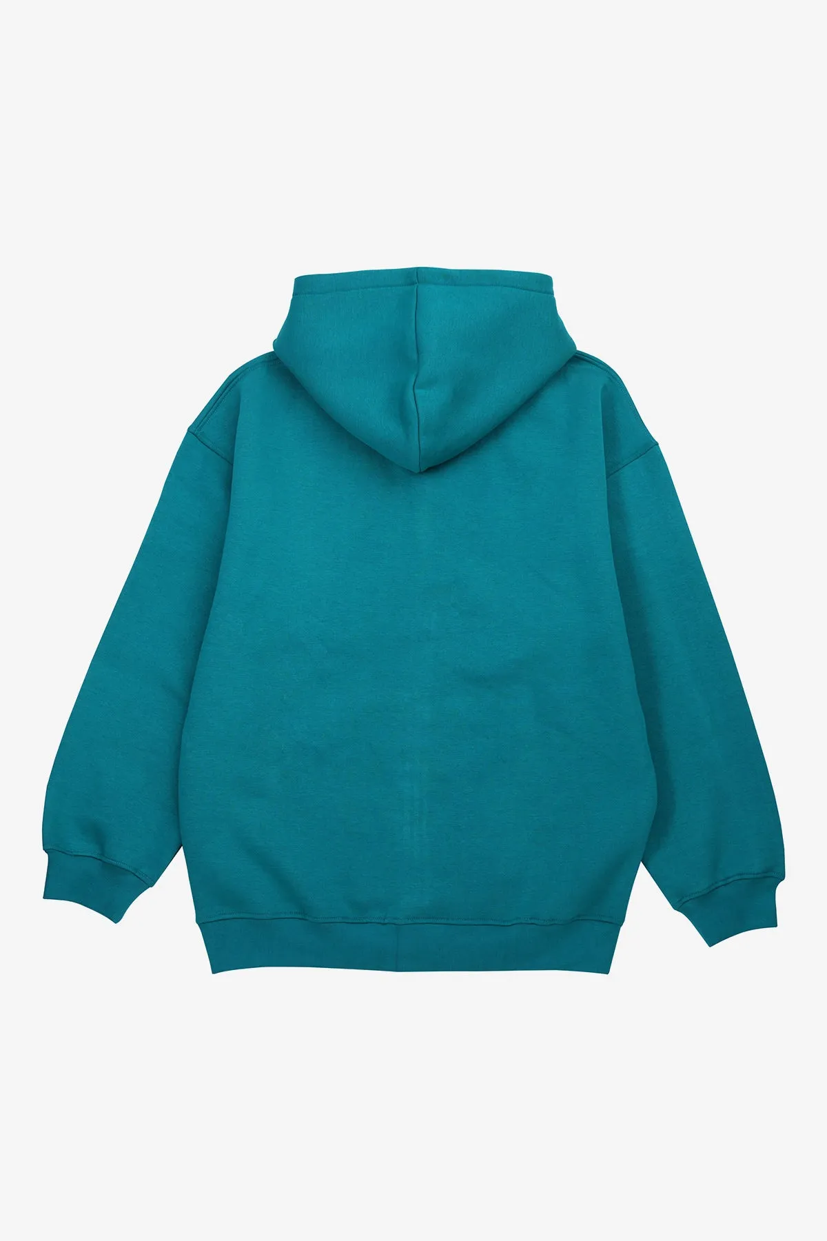 Teal Relaxed Fit Zip Through hoodie - S24 - UH0018R