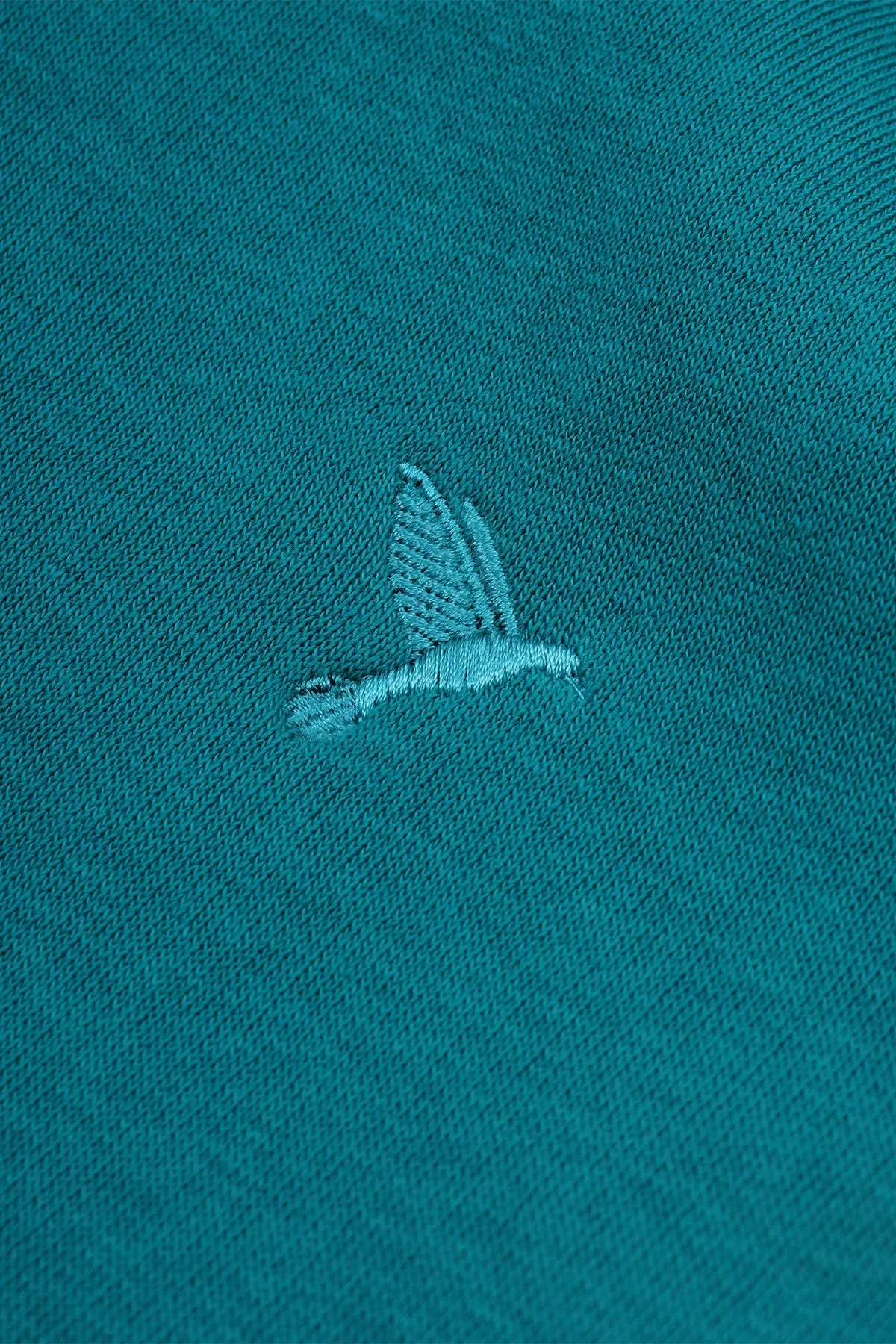 Teal Relaxed Fit Zip Through hoodie - S24 - UH0018R