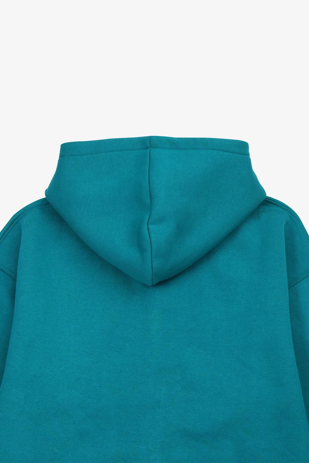 Teal Relaxed Fit Zip Through hoodie - S24 - UH0018R