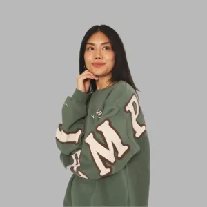 The Mayfair Group - "Empathy Always" - Olive Crewneck