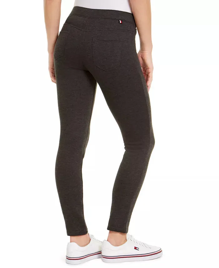 Tommy Hilfiger Women's Fleece Pull On Pants Grey Size X-Small