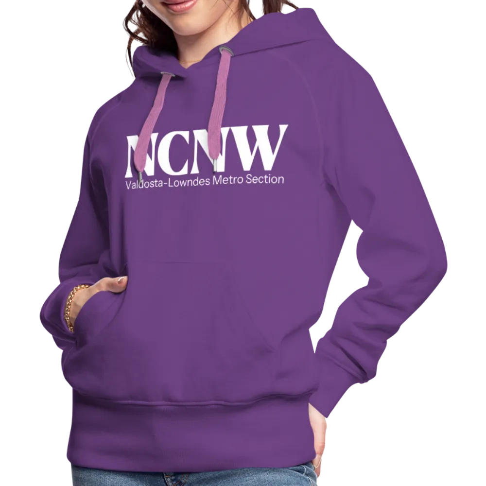 Valdosta-Lowndes Metropolitan (White) Women’s Premium Hoodie