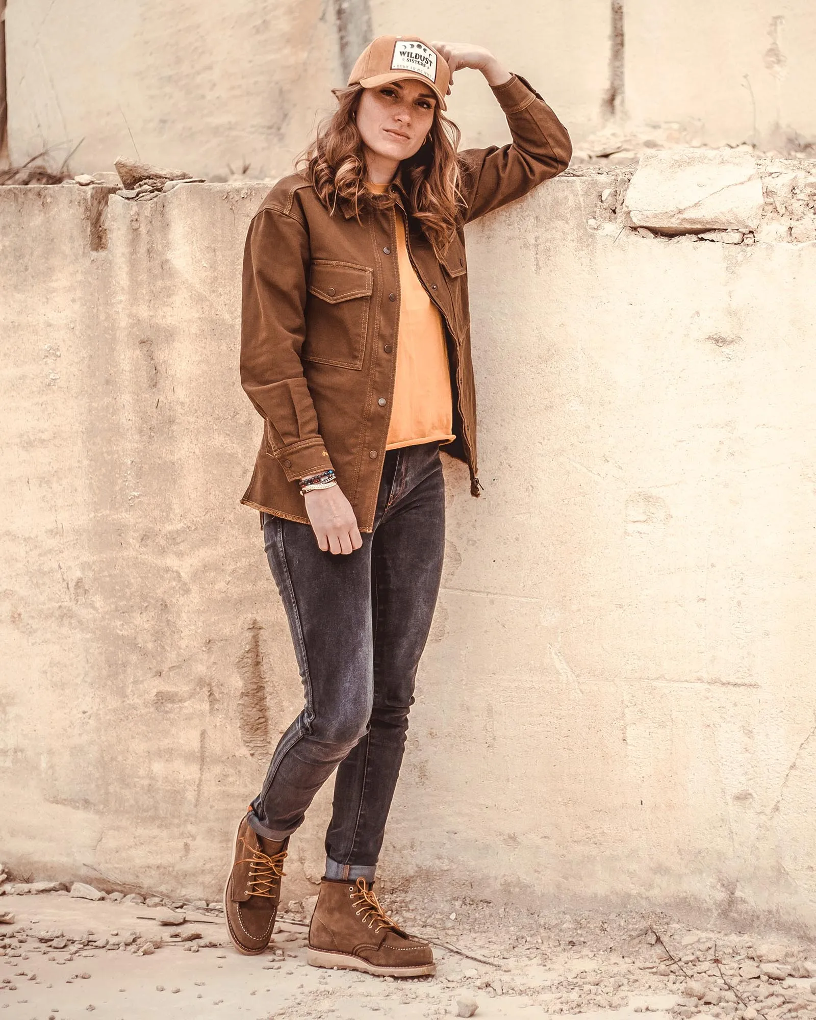 Wildust Sisters Armalith Moto Riding Shirt - Khaki