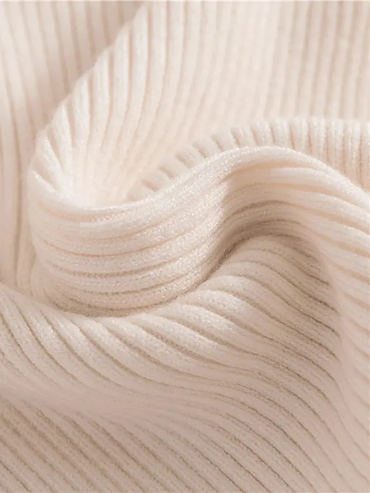 Women Fall Turtleneck Sweater Knitted Soft Pullovers , Basic Soft Sweaters For Women  Autumn Winter