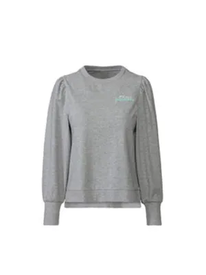 Women's Printed Sweatshirt,Light Grey